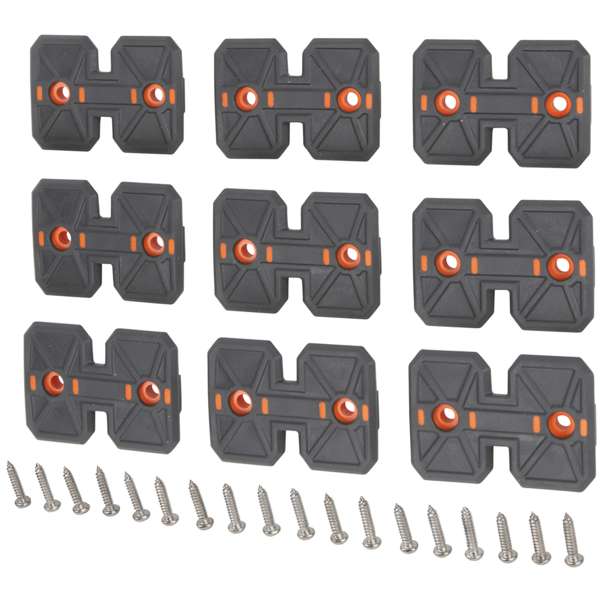 Klein Tools, Hard Tool Module Flaps, Rail System, 9-Pack, Accessory Type Mount, Pieces (qty.) 9 Model# BCRP05